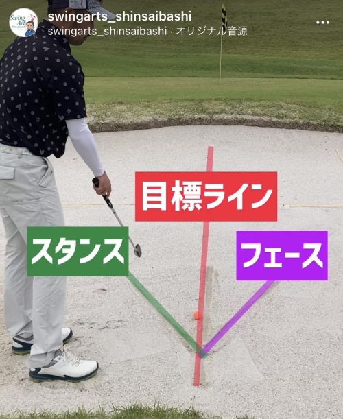 バンカーの打ち方