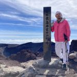 小学生と富士山登山